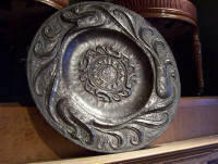 John Pearson Copper Charger metalwork Arts & Crafts