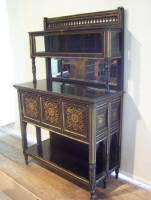 Gillow Aesthetic ebonised cabinet c.1880